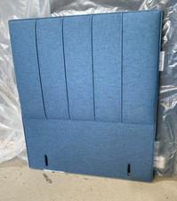 HYPNOS Single Headboard Petra Shallow 90cm 3FT in Brooklyn Denim RRP £950