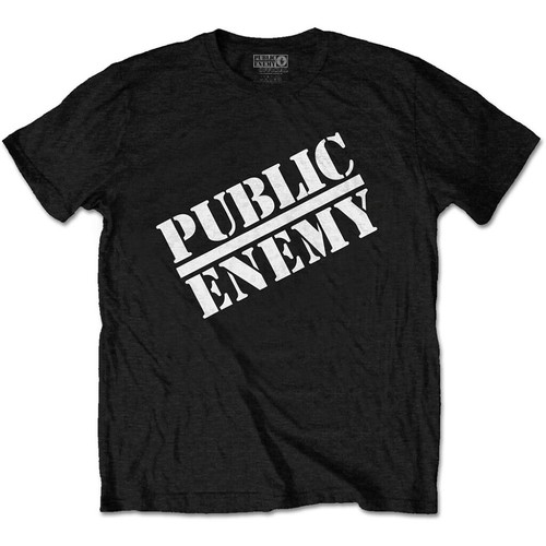 Public enemy logo - public, black
