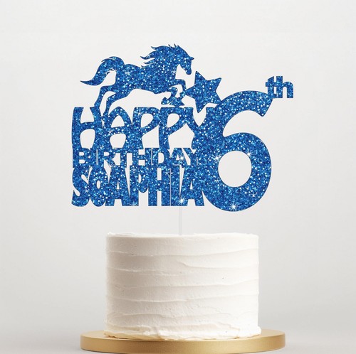 Personalised horse glitter - personalised,