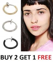 Fake Piercing Nose Ring Plain