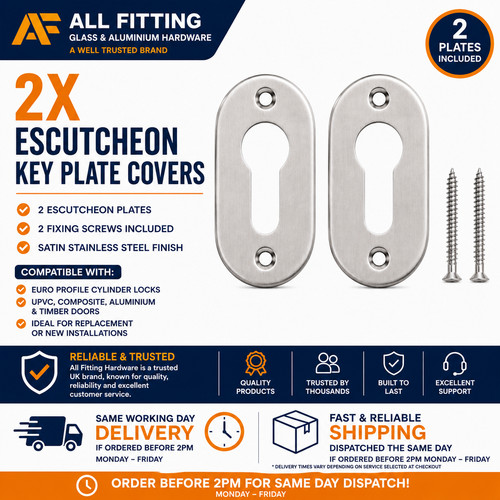 Satin stainless steel euro - 2x,