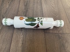 Vintage Portmeirion Botanic Garden Ceramic Rolling Pin 14” VGC