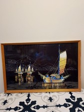 Vintage black velvet - black,