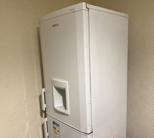 BEKO Double Door Fridge Freezer White Integrated With Water Dispensary Unit