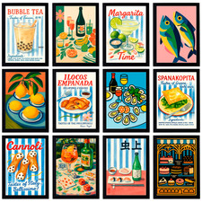 Food Vinyl Fridge Magnets – Cute Kawaii Home Decor with Delicious Snacks