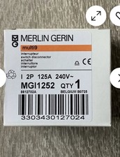 Merlin Gerin 2P  125Amp 240v