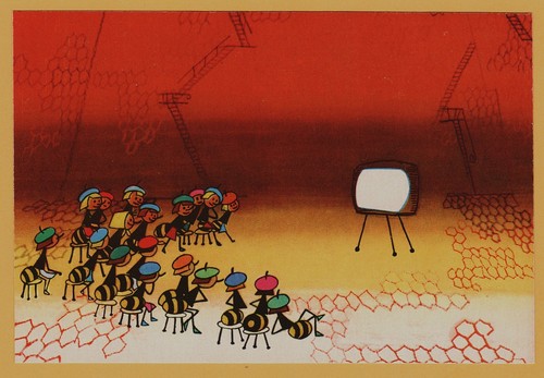 1969 soviet postcard cartoon - soviet,