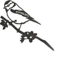 Blue Tit Metal Garden Art