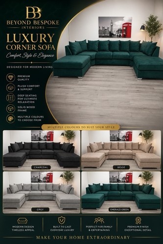 Easton large shaped sofa - u,