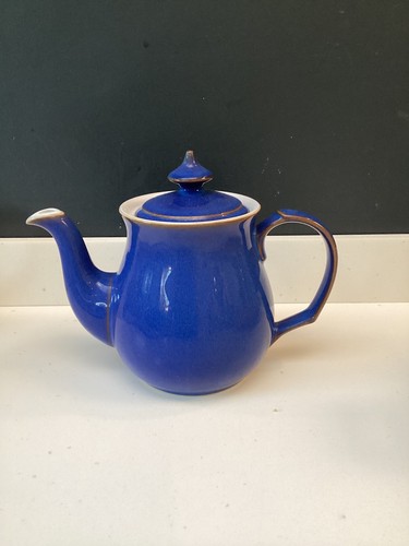 Denby tea pot imperial blue - pot,
