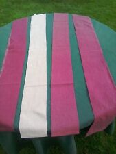 Strips of fabric x4, each approx 8" x74".
