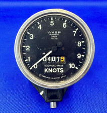 Boat Yacht Speedometer Knots WASP INSTRUMENTS LONDON Trailer Trailing Tested