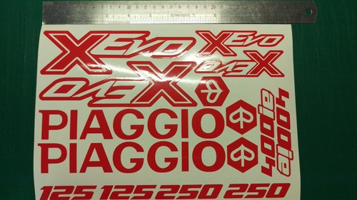 Piaggio xevo decal - decal, set
