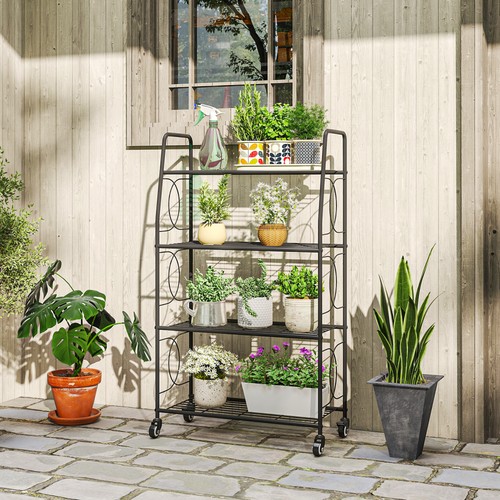 Tier metal plant stand - plant,