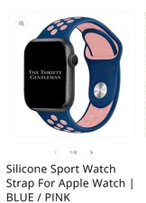For Apple Watch Nike Silicone