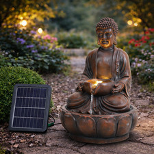 Solar Powered Buddha Water