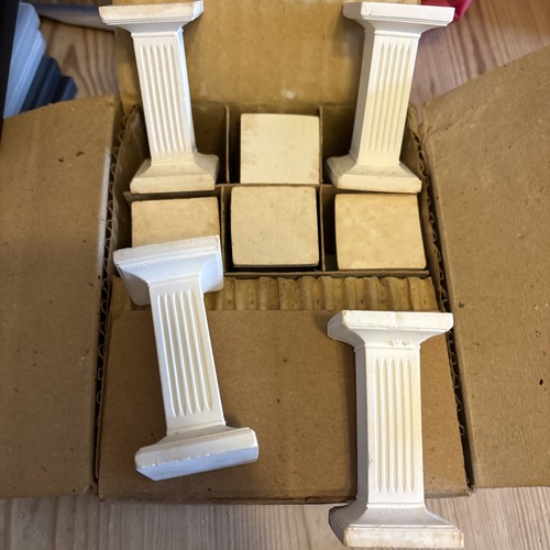 Vintage plaster cake - plaster,