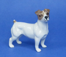 Vintage Beswick Pottery Porcelain Jack Russell Terrier Standing Figurine 2.5"