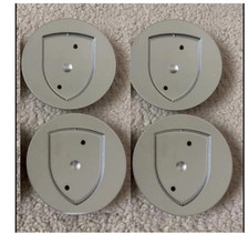 Blank Wheel Center Caps 76mm diameter GRAY for Porsche 911 Cayman Boxster