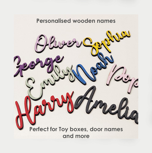 Personalised wooden toy - wooden,