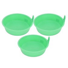 3 Pcs Feed Pan Thickened PP