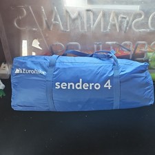 Eurohike Sendero 4 4-Person Tunnel Tent BLUE NEW Bargain Price