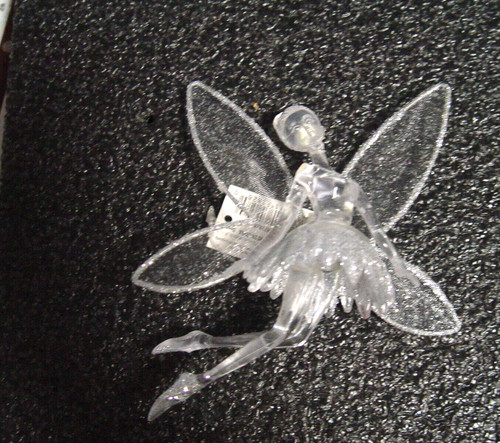 New silver glitter fairy - silver,