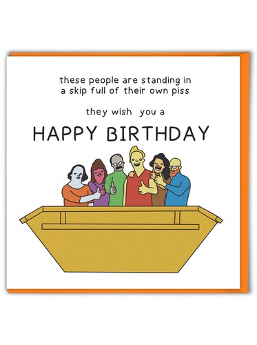 Rude birthday card - birthday,