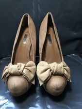 NEXT UK 4 Beige High Heel