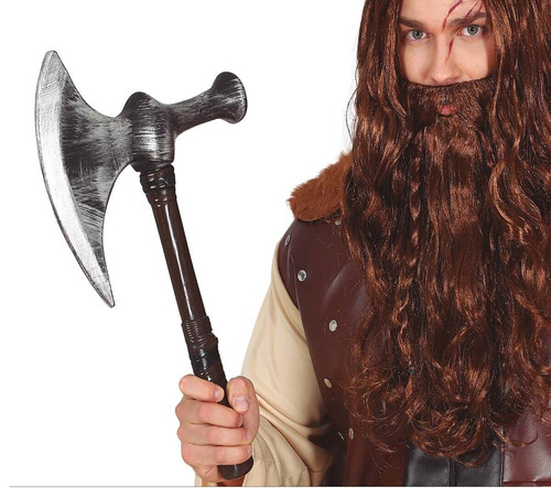 Medieval battle axe club - battle,