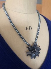 Azuni dark grey pearl and