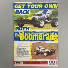 TAMIYA BOOMERANG 4WD RADIO CONTROLLED CAR RC RIKO 1986 VINTAGE RETRO ADVERT