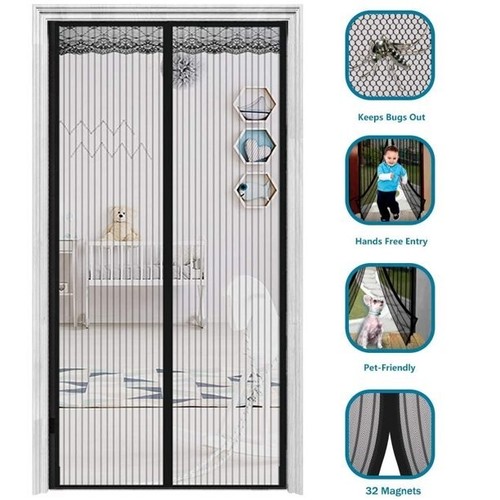 Magnetic screen door - magnetic,