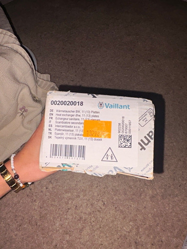 Vaillant heat exchanger spare - vaillant,