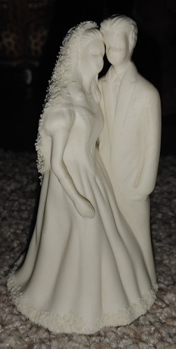 Vintage ceramic bisque - vintage, bride
