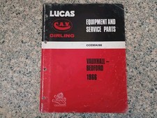 LUCAS SPARE PARTS LIST 1966 -