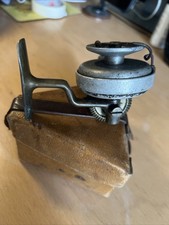 Vintage Fishing Reel With Box, Prototype? Unique Spool! Good Working Condition