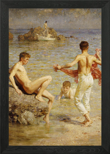 Boys bathing henry - by,
