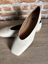 Annabella Pelle Vera Women's Beige Leather Shoes Size UK 8