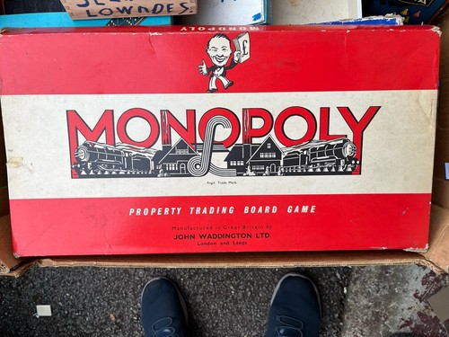 Waddingtons monopoly board - waddingtons,