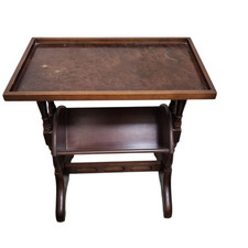 Vintage Mahogany Magazine Rack