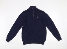 Mens UK Size S Luke Blue Full