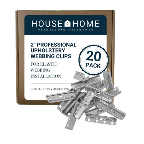 Metal end clips for rubber - end,