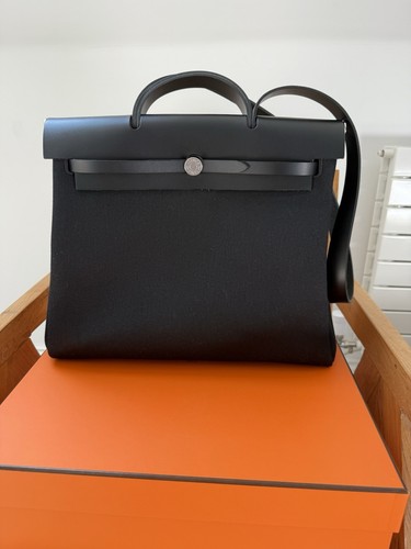 Hermes herbag zip - black, bag