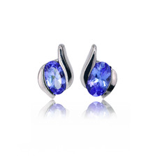 Natural Tanzanite Earrings