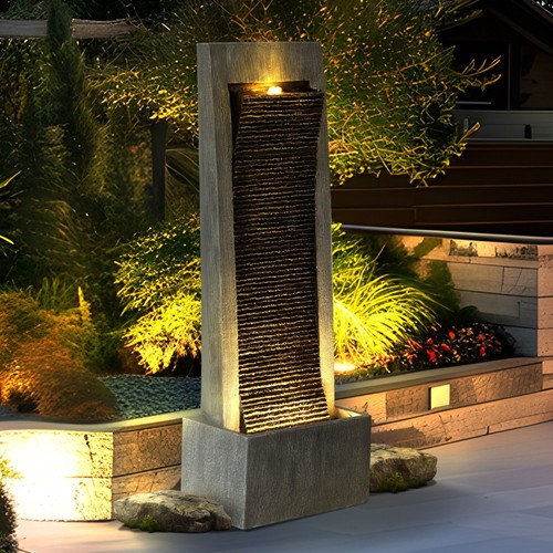 Water fountain outdoor garden - fountain,