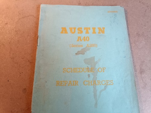 Austin a40 1958 service - austin, 1958/9