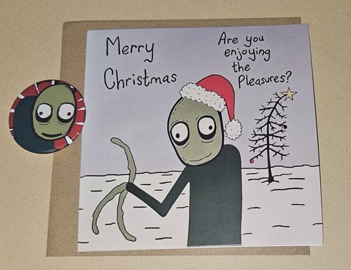 Salad fingers christmas card - fingers, &