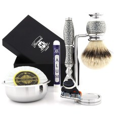 Shaving Set with Silver 5 Edge
