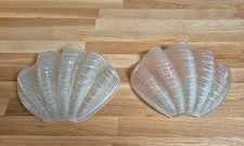 Vintage Pair Art Deco Clam